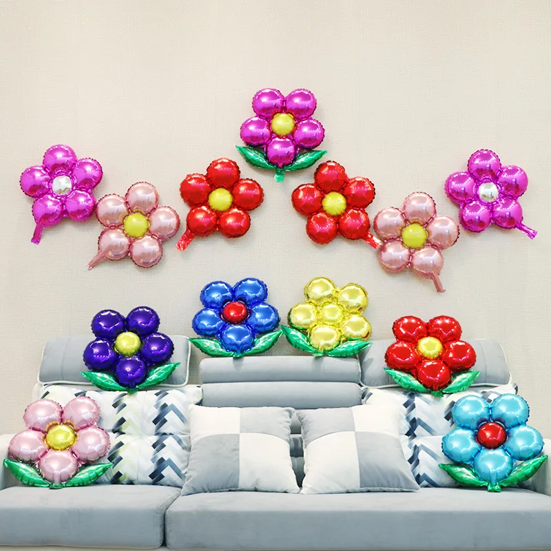 22 inch Six-petal Flower Aluminum Film Balloon Wedding Birthday Party Decorative Heart shaped Petal Helium Foil Balloons
22 inch Six-petal Flower Aluminum Film Balloon Wedding Birthday Party Decorative Heart shaped Petal Helium Foil Balloons
