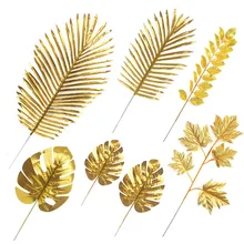 5Pcs Artificial Gold Turtle Back Leaf Tropical Monstera Palm Maple Tree Leaves DIY Home Wedding Decoration Scattered Tail Leaf
5Pcs Artificial Gold Turtle Back Leaf Tropical Monstera Palm Maple Tree Leaves DIY Home Wedding Decoration Scattered Tail Leaf