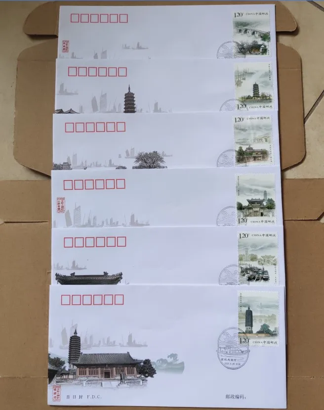6 PCS SET the Beijing-Hangzhou Grand Canal 2009-23 Frist Day Cover China Post Stamps Postage Collection
6 PCS SET the Beijing-Hangzhou Grand Canal 2009-23 Frist Day Cover China Post Stamps Postage Collection