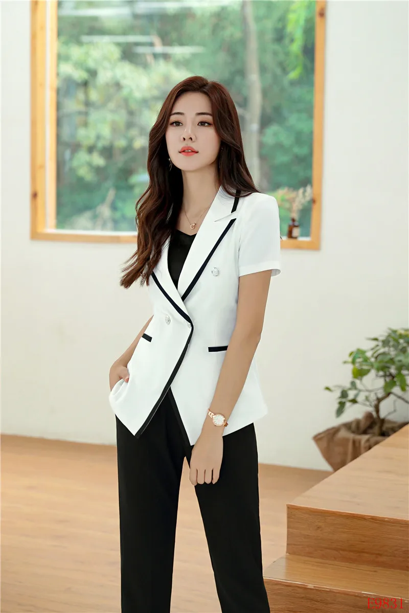 white blazer formal outfit