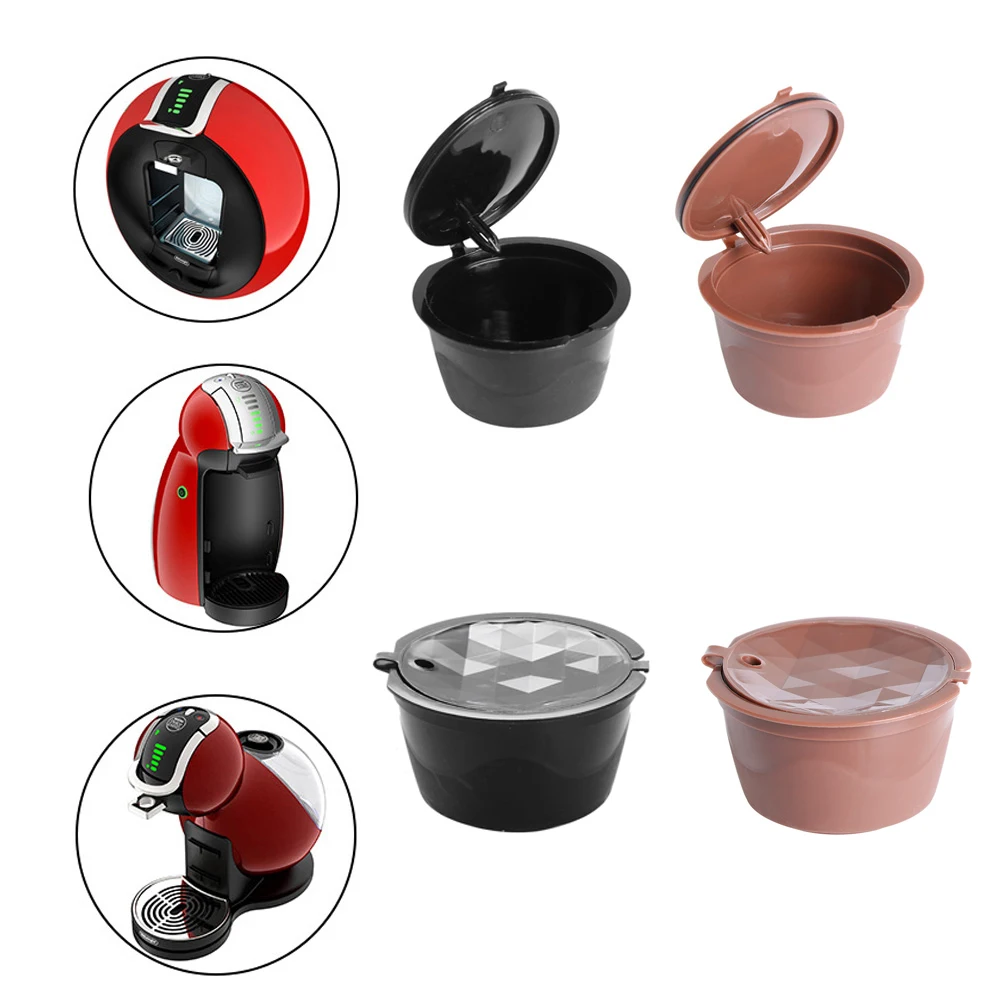 Reusable Coffee Capsules Cups Kitchen Refillable Coffee Filter Basket Funnel Capsules Pods For Dolce Gusto/Nescafe
Reusable Coffee Capsules Cups Kitchen Refillable Coffee Filter Basket Funnel Capsules Pods For Dolce Gusto/Nescafe