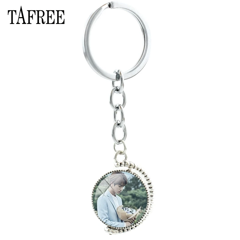TAFREE Hot Selling Double Sides Rotatable Key Chain Punk Kpop BTS Bangtan Boys Popular Cabochon Fashion Ornaments For Gift BTS56
TAFREE Hot Selling Double Sides Rotatable Key Chain Punk Kpop BTS Bangtan Boys Popular Cabochon Fashion Ornaments For Gift BTS56