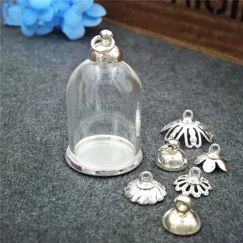 20sets 25x18mm glass tube with silver color base with cap set no filler glass bottle vial pendant glass necklace charm
20sets 25x18mm glass tube with silver color base with cap set no filler glass bottle vial pendant glass necklace charm
