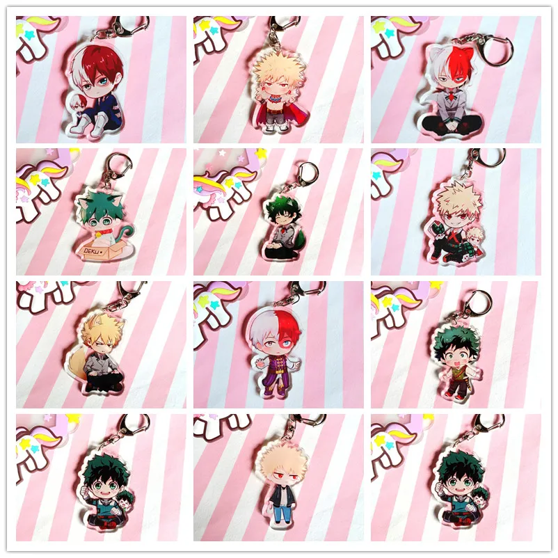 1pcs Anime My Hero Acdemic bakugou Keychain Bokuno Hero Bakugou katsuki odoroki Portachiavi Two Side Print Pendant
1pcs Anime My Hero Acdemic bakugou Keychain Bokuno Hero Bakugou katsuki odoroki Portachiavi Two Side Print Pendant