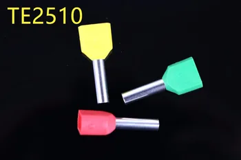 1000PCS E Tube TE2510 2X2.5 mm2 Type Double Pipe Insulated Twin Cord Cold-press Terminal Block Connector Needle End Multicolor
1000PCS E Tube TE2510 2X2.5 mm2 Type Double Pipe Insulated Twin Cord Cold-press Terminal Block Connector Needle End Multicolor