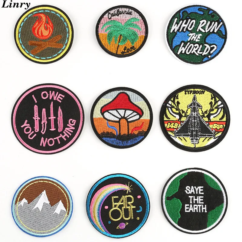 The World Fire Trees Round Embroidered Patch Iron On Badge For Clothes Shoes Caps DIY Fabric Bags Accessory Garment Stickers
The World Fire Trees Round Embroidered Patch Iron On Badge For Clothes Shoes Caps DIY Fabric Bags Accessory Garment Stickers