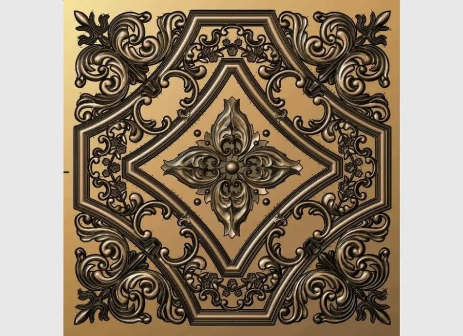 3d model relief for cnc in STL file format rosette_38
3d model relief for cnc in STL file format rosette_38