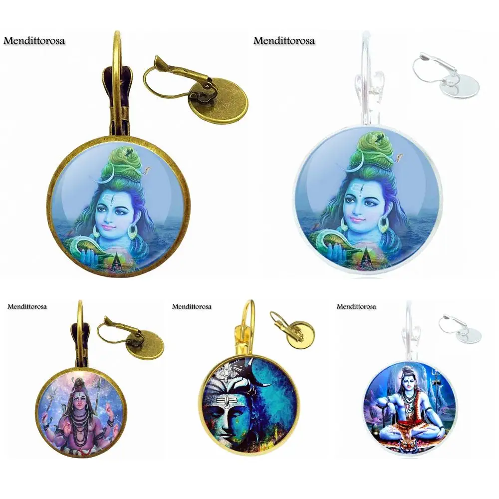 Lord Shiva For Women Party Gift Vintage Glass Cabochon Jewelry With Bronze/Silver/Golden Clip Ear Hook Drop Earrings
Lord Shiva For Women Party Gift Vintage Glass Cabochon Jewelry With Bronze/Silver/Golden Clip Ear Hook Drop Earrings