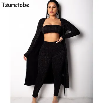 Tsuretobe Winter Wool Knitted Tracksuit Women Fashion Thicken Cardigan Tops And Bodycon Pants Elegant Warm Bandage Two PiecE Set
Tsuretobe Winter Wool Knitted Tracksuit Women Fashion Thicken Cardigan Tops And Bodycon Pants Elegant Warm Bandage Two PiecE Set