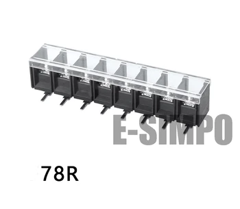Barrier Terminal Block 78R 13mm Pitch 600V30A 18-10AWG with Plastic Cover,Right Angle , without mounting ears
Barrier Terminal Block 78R 13mm Pitch 600V30A 18-10AWG with Plastic Cover,Right Angle , without mounting ears
