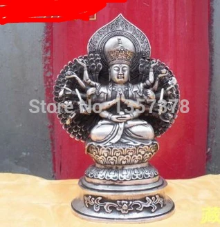 shitou 00591 Tibetan Buddhist bronze coated silver Dorje Tsundi buddha statue 20 cm 1.2 KG
shitou 00591 Tibetan Buddhist bronze coated silver Dorje Tsundi buddha statue 20 cm 1.2 KG