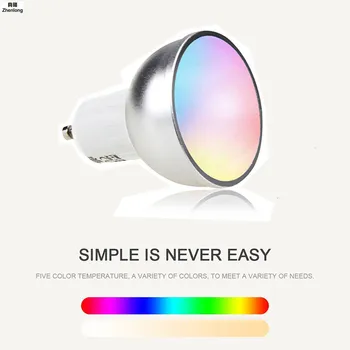 GU10 WiFi Smart Lights Bulb 22 LEDs Lamp Bombillas RGBW 5W Lampada APP Remote Control Dimmable Work Rgb 110V 220V Led Bulbs
GU10 WiFi Smart Lights Bulb 22 LEDs Lamp Bombillas RGBW 5W Lampada APP Remote Control Dimmable Work Rgb 110V 220V Led Bulbs