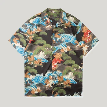 Men Hawaiian Shirts Blouse Printed Short Sleeve Loose Tops Beach Shirt 2019 Newest Summer Male Casual Tee Top Shirt
Men Hawaiian Shirts Blouse Printed Short Sleeve Loose Tops Beach Shirt 2019 Newest Summer Male Casual Tee Top Shirt