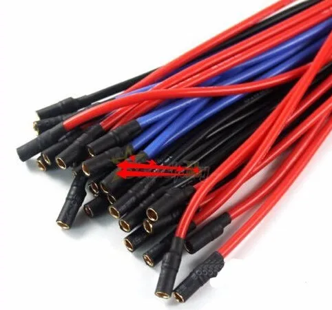 12 pieces 300mm Motor to RC speed controller ESC Extension Cable with 3.5mm Bullet Connectors
12 pieces 300mm Motor to RC speed controller ESC Extension Cable with 3.5mm Bullet Connectors