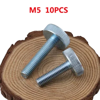 10PCS GB835 M5x8/10/12/14/16/18/20/25/30/35/40mm Knurling Flat Head Knurled Thumb Screw Hand Tighten Computer Screws
10PCS GB835 M5x8/10/12/14/16/18/20/25/30/35/40mm Knurling Flat Head Knurled Thumb Screw Hand Tighten Computer Screws