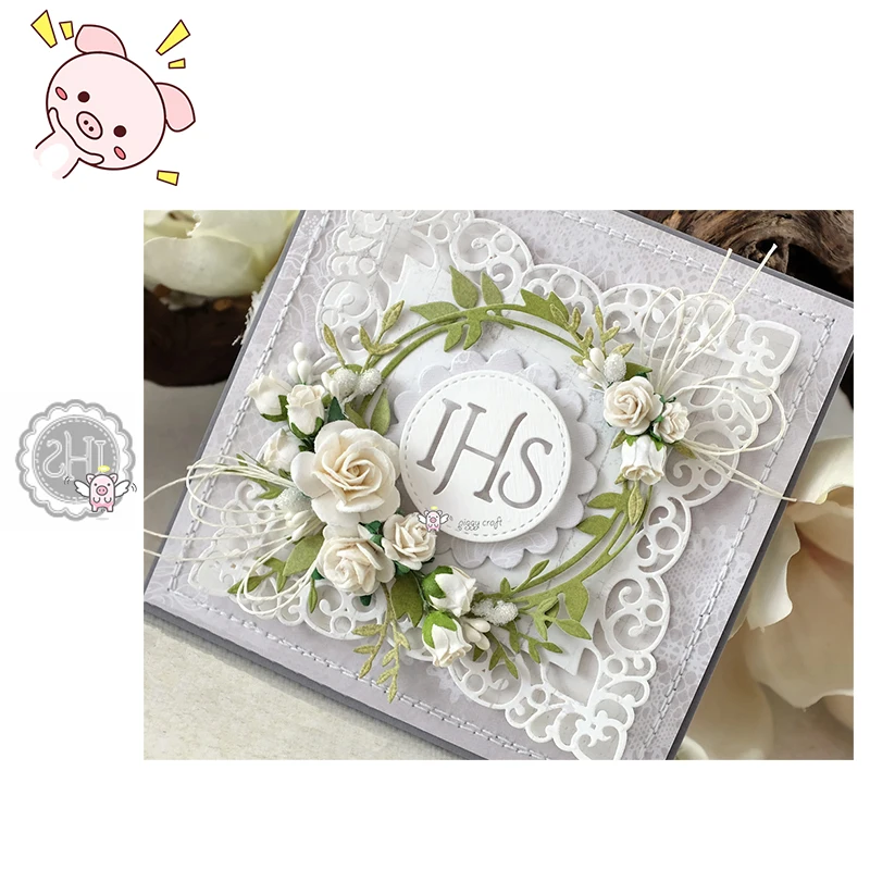 PP Craft metal cutting dies cut die mold Poland IHS Letter Wreath Scrapbook paper craft knife mould blade punch stencils dies
PP Craft metal cutting dies cut die mold Poland IHS Letter Wreath Scrapbook paper craft knife mould blade punch stencils dies