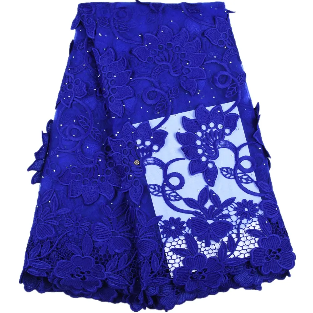Royal Blue African Lace Fabric 2019 High Quality French 3D Lace Fabric With Stones Embroidery Tulle Lace Fabric For Party S1634
Royal Blue African Lace Fabric 2019 High Quality French 3D Lace Fabric With Stones Embroidery Tulle Lace Fabric For Party S1634