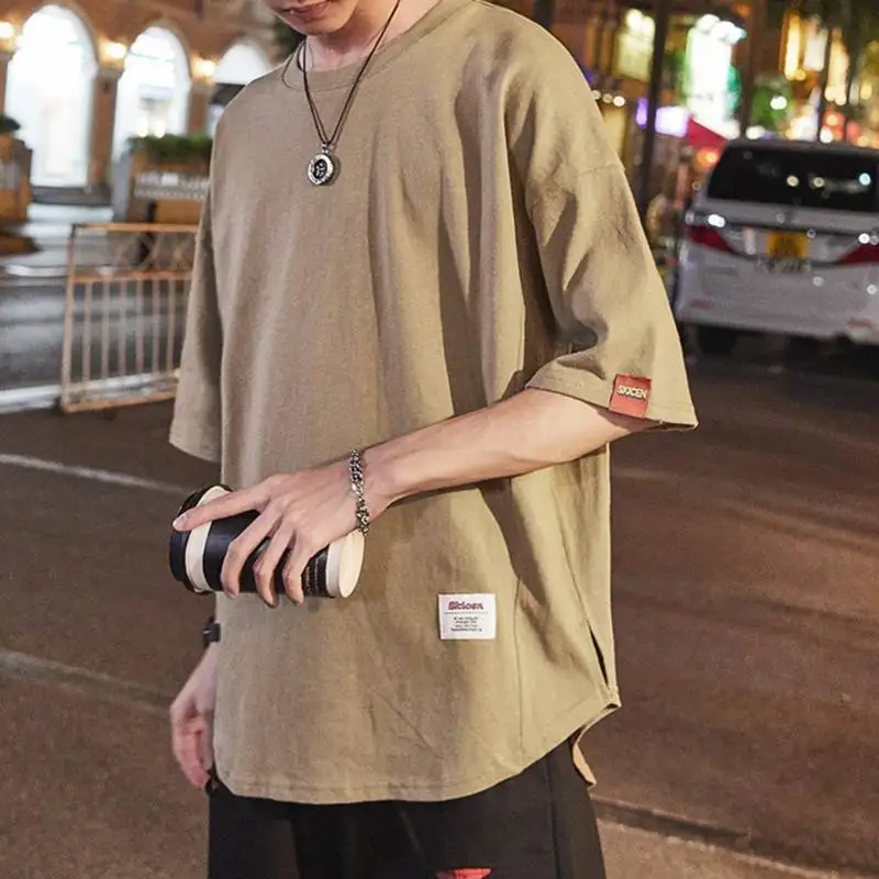 Men Harajuku T Shirt Summer Hip Hop T-Shirt Casual Solid Short Sleeve Tshirt Streetwear Hipster 2019 Fashion Japan T Shirt Males
Men Harajuku T Shirt Summer Hip Hop T-Shirt Casual Solid Short Sleeve Tshirt Streetwear Hipster 2019 Fashion Japan T Shirt Males