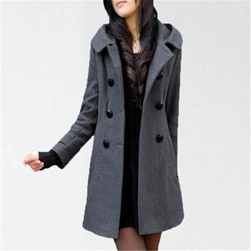 2017 Women's Winter Coats Female Korean Long Woolen Warm Overcoat Slim Feminino Plus Size 4XL Double-Breasted Hooded Jacket L923
2017 Women's Winter Coats Female Korean Long Woolen Warm Overcoat Slim Feminino Plus Size 4XL Double-Breasted Hooded Jacket L923