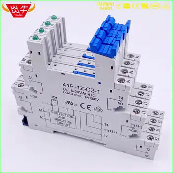 41F RELAY SOCKETS 41F-1Z-C2-1 INTEGRATED PCB MOUNT POWER RELAY WITH RELAY HOLDER AC&DC 6-24V VOLTAGE CONTACT RELAY MODULE SET
41F RELAY SOCKETS 41F-1Z-C2-1 INTEGRATED PCB MOUNT POWER RELAY WITH RELAY HOLDER AC&DC 6-24V VOLTAGE CONTACT RELAY MODULE SET