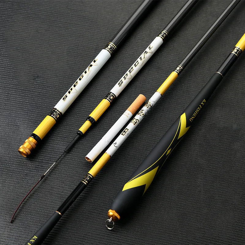 Carbon Carp Fishing Sticks Ultra-light and Ultra-fine Taiwan Fishing Pole 37 Tonalty Hand Olta Pesca Fishing Equipment 2.7m-6.3m
Carbon Carp Fishing Sticks Ultra-light and Ultra-fine Taiwan Fishing Pole 37 Tonalty Hand Olta Pesca Fishing Equipment 2.7m-6.3m