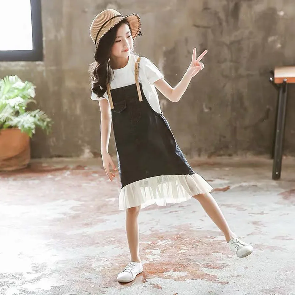 2019 New Girls Clothing Sets New Summer White Shorts T-shirt+Denim Skirts 2Pcs for Kids Clothing Sets Baby Clothes
2019 New Girls Clothing Sets New Summer White Shorts T-shirt+Denim Skirts 2Pcs for Kids Clothing Sets Baby Clothes