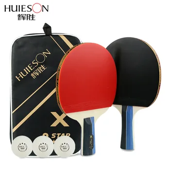 2Pcs/Set Classic 5 Ply Solid Wood Table Tennis Rackets Double Face Pimples-in Rubber Table Tennis Bats for Teenagers 
2Pcs/Set Classic 5 Ply Solid Wood Table Tennis Rackets Double Face Pimples-in Rubber Table Tennis Bats for Teenagers