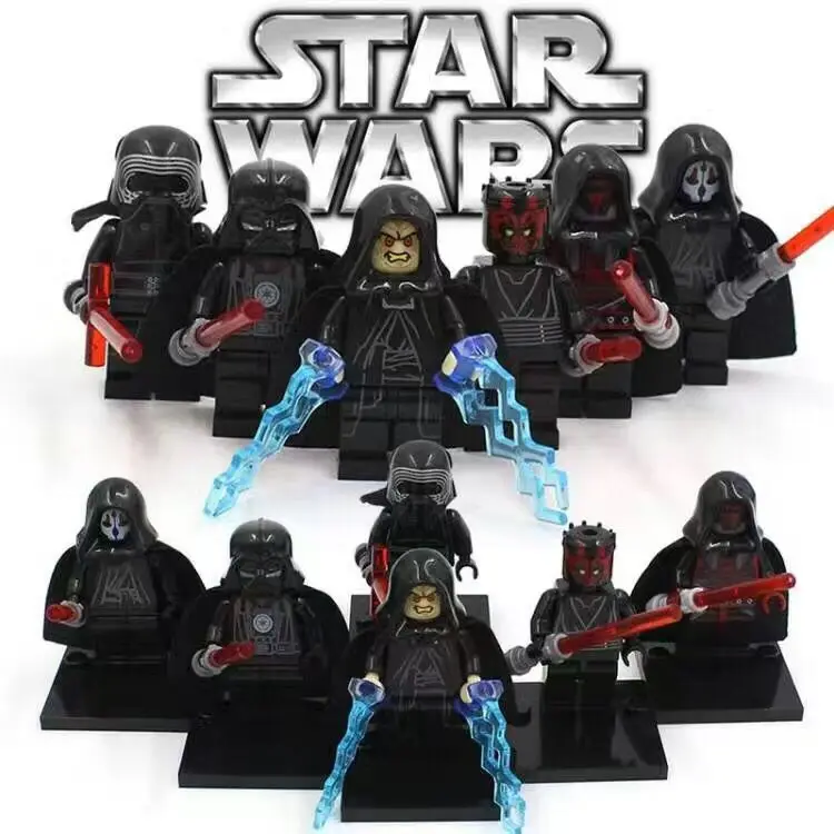 6PCS Star Wars Last Jedi Yoda Obi-Wan Darth Vader Storm Building Block Compatible Starwars Kids Action Figure Toy
6PCS Star Wars Last Jedi Yoda Obi-Wan Darth Vader Storm Building Block Compatible Starwars Kids Action Figure Toy