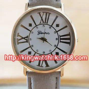 DHL free 100pcs/lot, Men's Women's Fashion Geneva Checkers Faux Leather Quartz Analog Wrist Watch
DHL free 100pcs/lot, Men's Women's Fashion Geneva Checkers Faux Leather Quartz Analog Wrist Watch