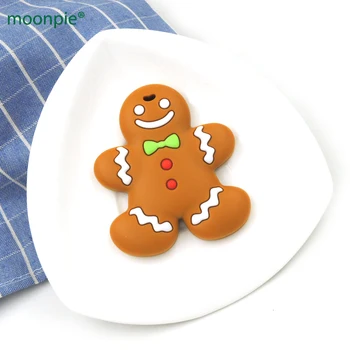5pcs baby teethers big silicone teether gingerbread man biscuit shape washable toy BPA FREE teething DIY nursing necklace BST06
5pcs baby teethers big silicone teether gingerbread man biscuit shape washable toy BPA FREE teething DIY nursing necklace BST06