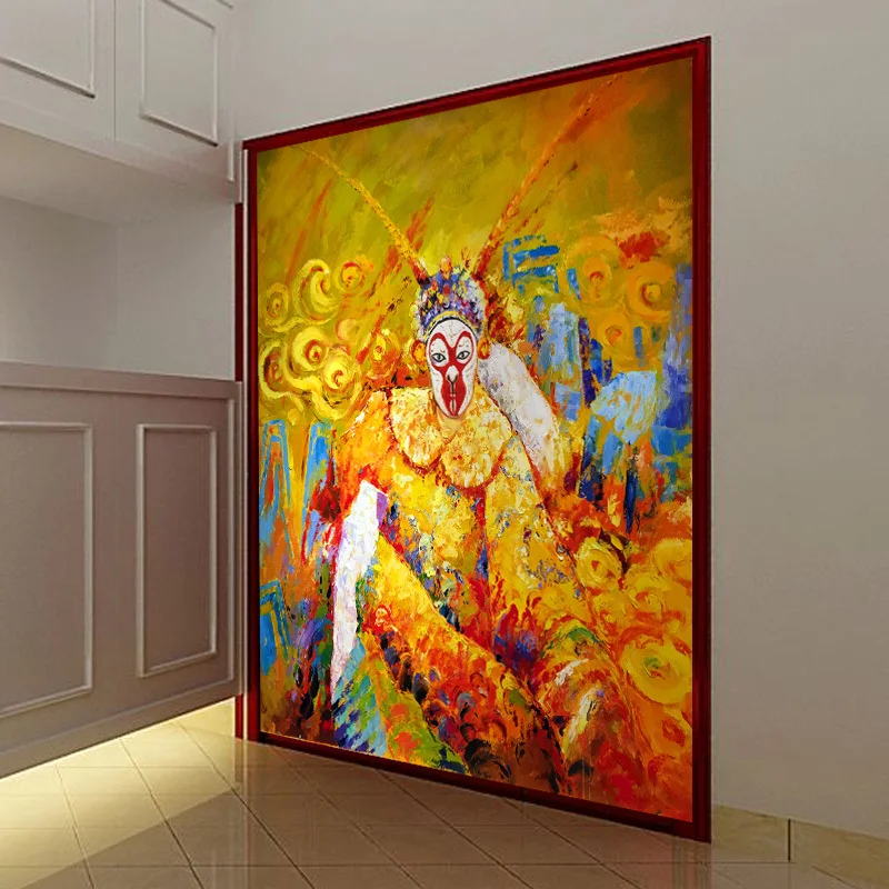 

beibehang papel de parede para quarto wallpaper customized corridor lobby murals decorative painting Monkey wallpaper