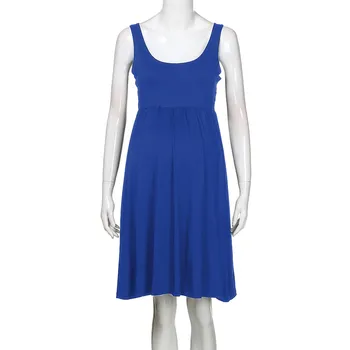 Fashion Womens Pregnants O-Neck Sleeveless Nursing Maternity Solid Vest Dress Vestido Embarazada Para Fotografia Robe Grossesse
Fashion Womens Pregnants O-Neck Sleeveless Nursing Maternity Solid Vest Dress Vestido Embarazada Para Fotografia Robe Grossesse