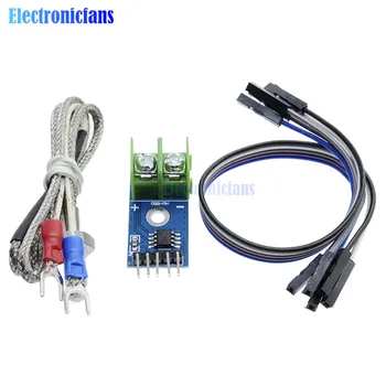 1Set MAX6675 K-type Thermocouple Temperature Sensor -200~1300C Range SPI Module 4Pins Wire 5V DC For Arduino
1Set MAX6675 K-type Thermocouple Temperature Sensor -200~1300C Range SPI Module 4Pins Wire 5V DC For Arduino