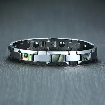 Mens Stylish Bio Energy Magnetic Bracelets Healthy Tungsten Carbide Link Chain pulsera masculina Perfect Gifts for Him
Mens Stylish Bio Energy Magnetic Bracelets Healthy Tungsten Carbide Link Chain pulsera masculina Perfect Gifts for Him