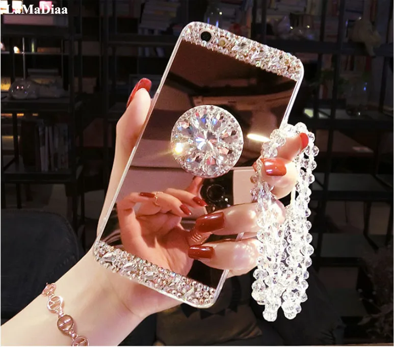 For Xiaomi mi 5S 6 8 Lite 9 SE 5X 6X A2 MAX2 MAX3 Luxury Glaring Sparkle Bling Diamond Stand Soft Mirror Anti-Fall Cover
For Xiaomi mi 5S 6 8 Lite 9 SE 5X 6X A2 MAX2 MAX3 Luxury Glaring Sparkle Bling Diamond Stand Soft Mirror Anti-Fall Cover
