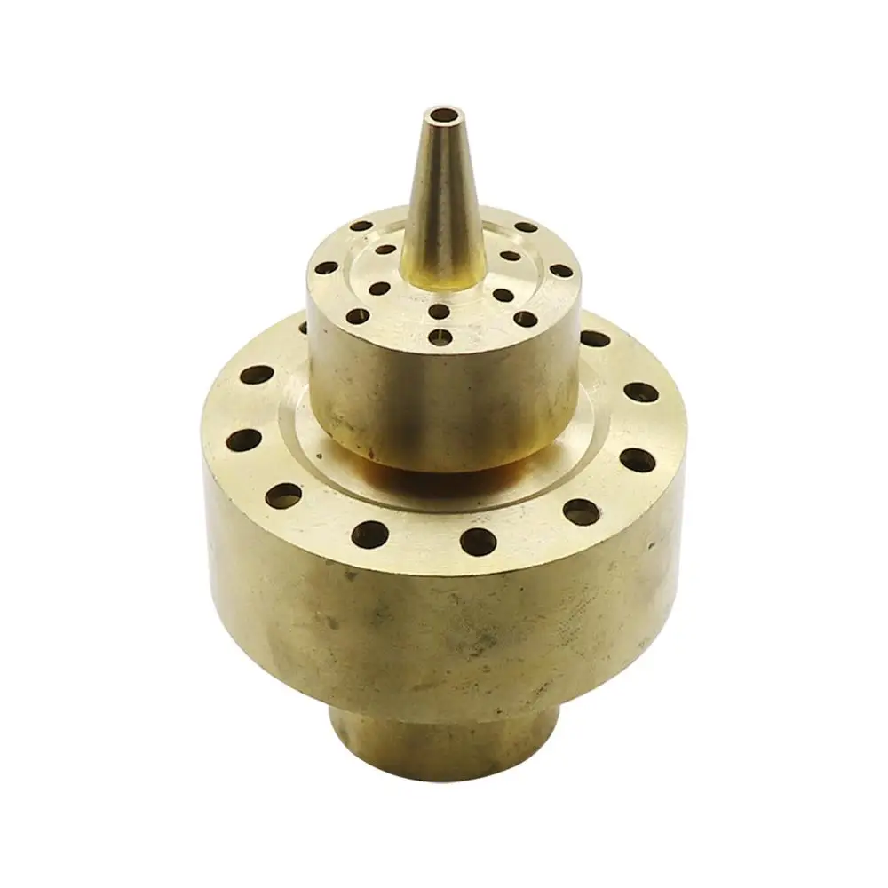 Decorative 1" Inner Thread Brass Double-layer Fireworks Jet Water Column Fountain Spray Head Garden landscape Pond Fountains 1Pc
Decorative 1" Inner Thread Brass Double-layer Fireworks Jet Water Column Fountain Spray Head Garden landscape Pond Fountains 1Pc