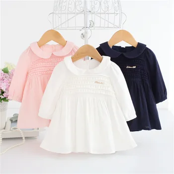 Wholesale 5pcs/lot Newborn Baby Dress Peter Pan Collar Kids Dresses for Girls Infant Clothing Autumn Party Clothes 0-2T
Wholesale 5pcs/lot Newborn Baby Dress Peter Pan Collar Kids Dresses for Girls Infant Clothing Autumn Party Clothes 0-2T