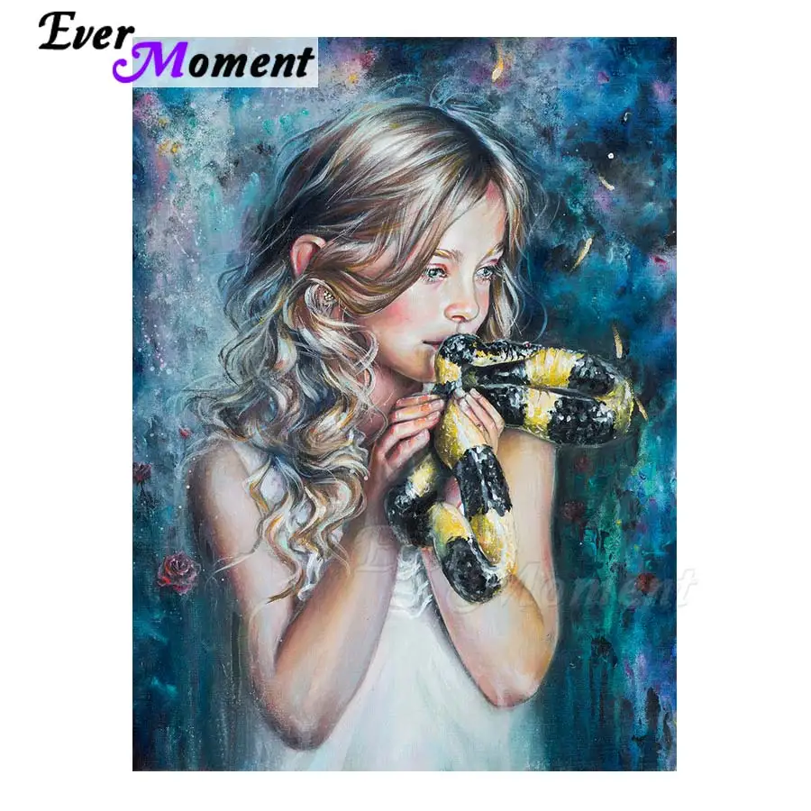 Ever Moment Diamond Painting 5D DIY Full Square Drill Picture Of Rhinestone Diamond Embroidery Girl Holding Snake S2F1852
Ever Moment Diamond Painting 5D DIY Full Square Drill Picture Of Rhinestone Diamond Embroidery Girl Holding Snake S2F1852