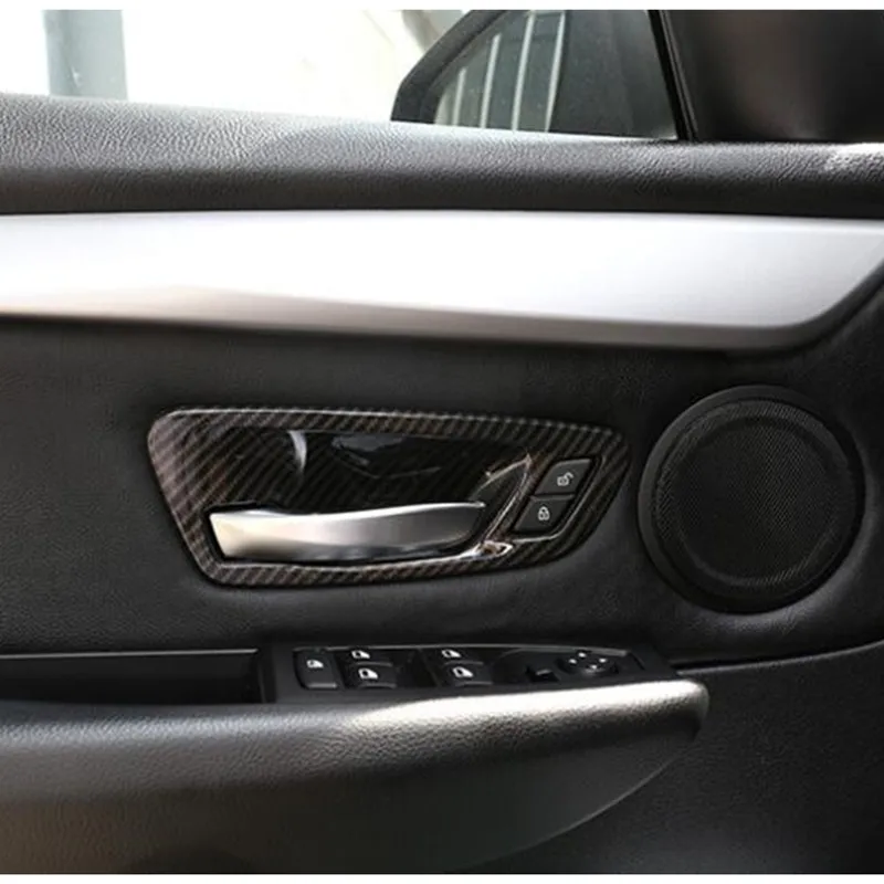 Carbon Fiber Color Inner Door Bowl Cover Trim Sticker For BMW 2 Series Active Tourer F45 Interior Door Handle Decoration Frame
Carbon Fiber Color Inner Door Bowl Cover Trim Sticker For BMW 2 Series Active Tourer F45 Interior Door Handle Decoration Frame