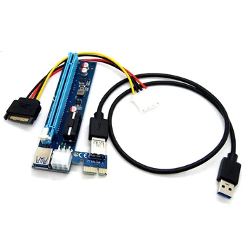 Bitcoin Mining Machine USB3.0 PCI-E Express 1x To 16x Extender Riser Card Adapter SATA 6Pin Cable Riser Card pci-e Dropshipping
Bitcoin Mining Machine USB3.0 PCI-E Express 1x To 16x Extender Riser Card Adapter SATA 6Pin Cable Riser Card pci-e Dropshipping