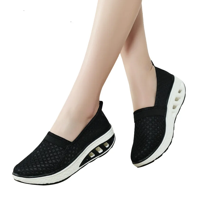 New Design Women's Flats Shoes Woman Slip On Air Mesh Breathable Light Soft Casual Loafers Flat platform Shoes female
New Design Women's Flats Shoes Woman Slip On Air Mesh Breathable Light Soft Casual Loafers Flat platform Shoes female