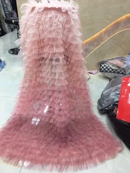 Madison Latest High Quality African Tulle Lace Fabric 2019 Pink African Lace Material Net Tulle French Lace Fabric For Women
Madison Latest High Quality African Tulle Lace Fabric 2019 Pink African Lace Material Net Tulle French Lace Fabric For Women