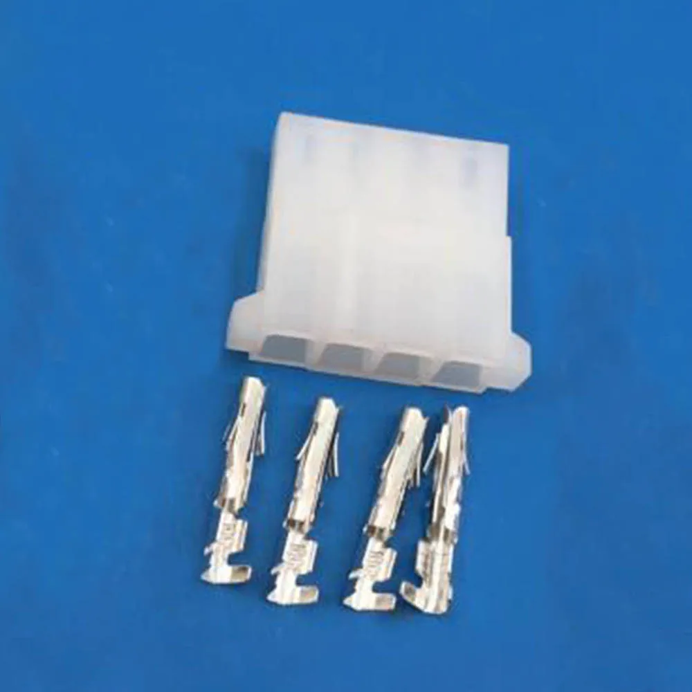 1SET 5.08mm 4 Pin White Transparent Nylon Female Connector with Terminal 8981 IDE Power Plug for 18-24AWG Wire
1SET 5.08mm 4 Pin White Transparent Nylon Female Connector with Terminal 8981 IDE Power Plug for 18-24AWG Wire