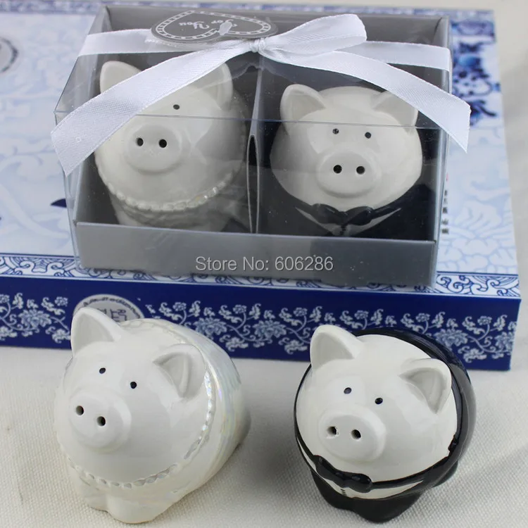 2pcs/lot=1box porcelain white pig couple salt and pepper shaker wedding shower party door gifts favors souvenirs
2pcs/lot=1box porcelain white pig couple salt and pepper shaker wedding shower party door gifts favors souvenirs