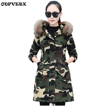 Autumn winter women jacket new Korean camouflage cotton coats Padded warm Parkas Outwear medium long fur collar women jacket
Autumn winter women jacket new Korean camouflage cotton coats Padded warm Parkas Outwear medium long fur collar women jacket