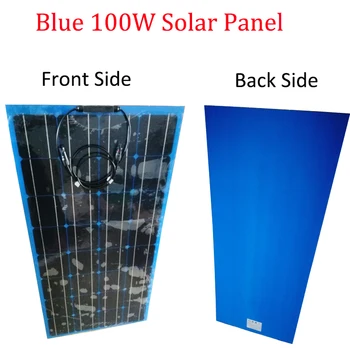 Hot Newly flexible solar panel 100W semi flexible mono solar cell blue TBT base 18V output for 12V solar system battery charger
Hot Newly flexible solar panel 100W semi flexible mono solar cell blue TBT base 18V output for 12V solar system battery charger