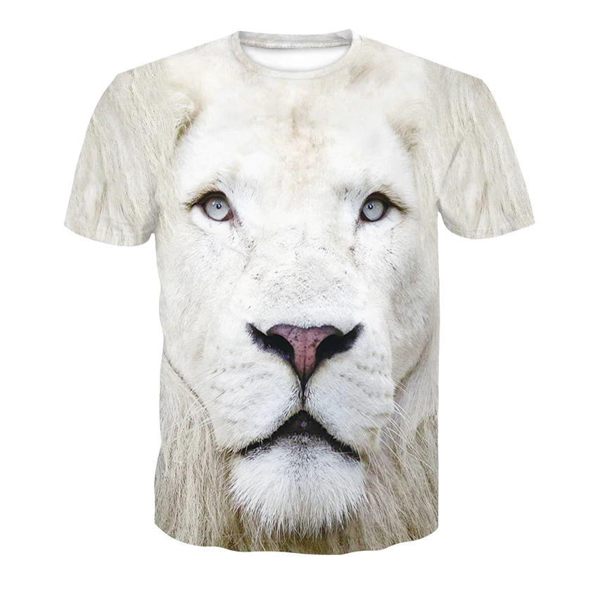 The latest brand 3D printed animal white tiger head cool fun T-shirt cool boy short sleeve summer shirt men's T-shirt
The latest brand 3D printed animal white tiger head cool fun T-shirt cool boy short sleeve summer shirt men's T-shirt