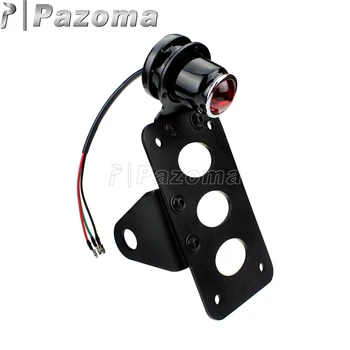 PAZOMA Motorcycle Black Side Mount Tail Light Registration Plate Holder License Plate Bracket For CB750 Bobber Chopper
PAZOMA Motorcycle Black Side Mount Tail Light Registration Plate Holder License Plate Bracket For CB750 Bobber Chopper