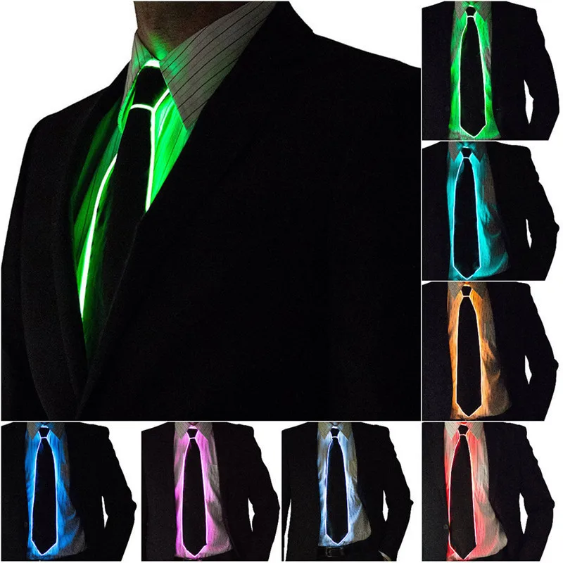 NEW Design Light 10 Color EL Tie Light Up LED Tie glowing For Party Decoration,DJ,bar,club cosplay Show By 3V Steady on Driver
NEW Design Light 10 Color EL Tie Light Up LED Tie glowing For Party Decoration,DJ,bar,club cosplay Show By 3V Steady on Driver