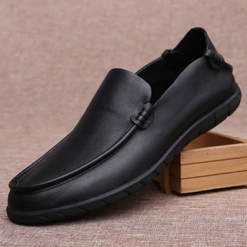 British Style Men's Genuine Leather Shoes Soft Bottom Casual Driving Loafer Men's Shoes Breathable Mocassin Homme Slip-On Shoes
British Style Men's Genuine Leather Shoes Soft Bottom Casual Driving Loafer Men's Shoes Breathable Mocassin Homme Slip-On Shoes